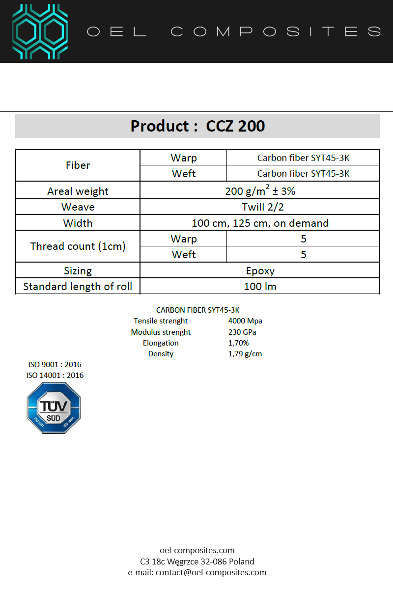 TWILL SYT-45 3K 200G Industry Media 4 of 5